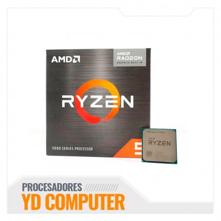 PROCESADOR AMD RYZEN 5 5600G 3.90 / 4.4GHZ 16MB  6 CORE AM4 7NM 65W