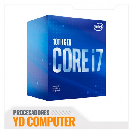 PROCESADOR INTEL CORE I7-10700F 2.90 GHZ 16 MB  65W 14 NM (BX8070110700F) LGA1200
