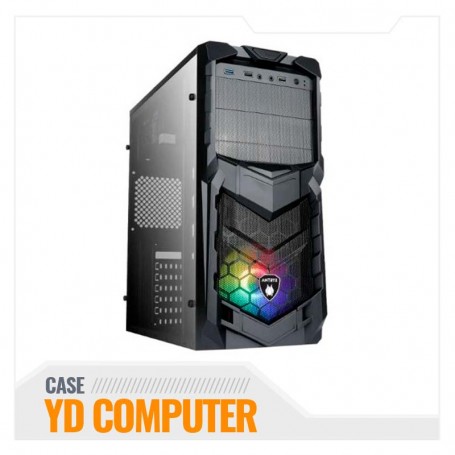 CASE ANTRYX ELEGANT 670 CON FUENTE 350W C/ VENTANA USB 3.0