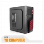 CASE GAMER HALION SCORPION  5906 ROJO 400W REAL US