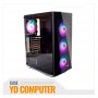 CASE HALION GAMER FURY CON FUENTE  550W 4XRGB MALLA