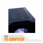CASE HALION GAMER TITAN 105 NEGRO 4X ARGB SIN FUENTE VIDRIO