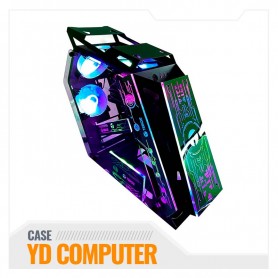 CASE TEROS GAMER TE-1163N NEGRO USB 3.0 USB 2.0 AUDIO FAN ARGB