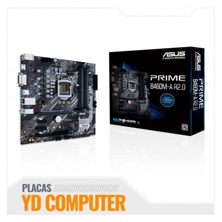MOTHERBOARD ASUS PRIME B460M-A R2.0 LGA 1200 DDR4 SATA