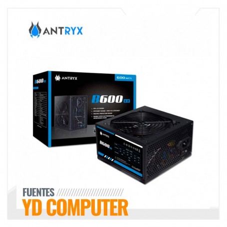 FUENTE ANTRYX B600W V3 ATX 2.3 BOX (AP-B600RV3S-RB)