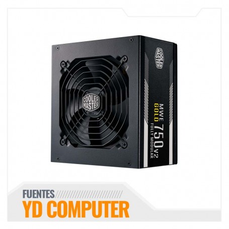 FUENTE DE PODER COOLER MASTER MWE GOLD 750W V2 80 PLUS GOLD MODULAR (MPE-7501-AFAAG-U2)