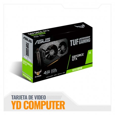 TARJETA DE VIDEO ASUS TUF GAMING GTX1650 SUPER 4GB DDR6  TUF-GTX1650S-4G-GAMING