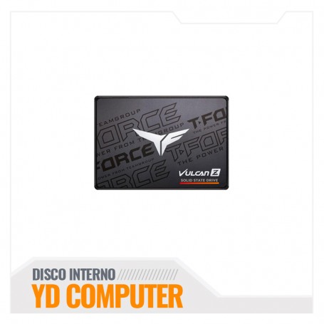 DISCO SOLIDO T-FORCE VULCAN Z, 512GB, SATA 6GB/S, 2.5", NEGRO, DC +5V