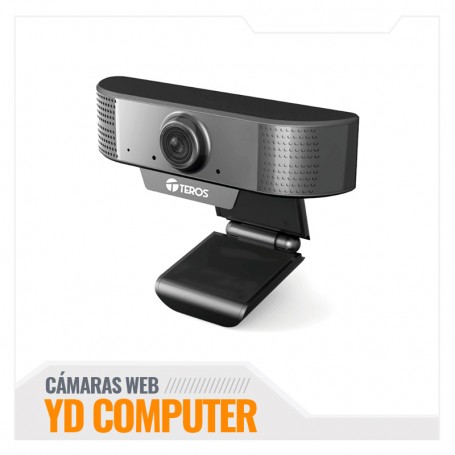 CAMARA WEB TEROS TE-9070  HASTA 1080P 2MP  MICROFONO INCORPORADO  USB 2.0