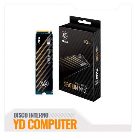 DISCO SOLIDO MSI SPATIUM M450 500GB M.2