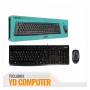 KIT LOGITECH MK120   USB  MOUSE Y TECLADO USB NEGRO