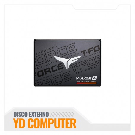 DISCO SOLIDO T-FORCE VULCAN Z, 1TB, SATA 6GB/S, 2.5", NEGRO, DC +5V