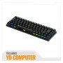 TECLADO MECANICO INALAMBRICO ANTRYX MK825 TRIX BLACK, RED SWICH, WIFI, BT (AMK-825TXKRE-SP)