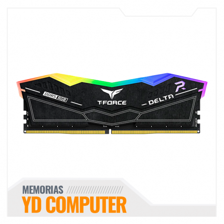 MEMORIA RAM TEAM GROUP T-FORCE DELTA 16GB 6000 MHZ DDR5 BLACK