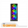 CASE CYBERTEL SNIPER CBX5005G PSU 350W USB.3.0   3 FAN RAINBOW 12CM