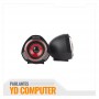 PARLANTE 2.0 GAMER USB HALION HA-S228 ROJO