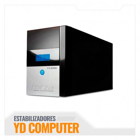 ESTABILIZADOR FORZA UPS FX-2200LCD-U   8 TOMAS 2200VA 1200W