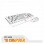 KIT TECLADO MAS MOUSE ANTRYX GC-5100 WHITE RED SWITCH ( AGC-5100WRE-SP)