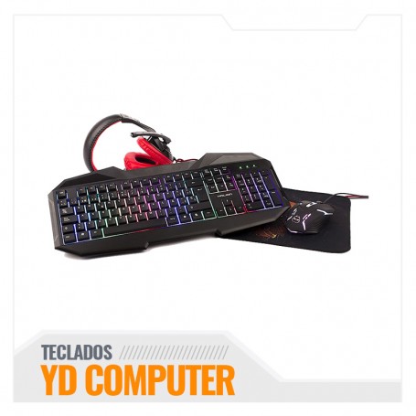 KIT COMBO HALION GAMER 4 EN 1 HUNTER HA-403C
