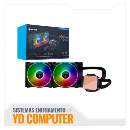 SISTEMA DE ENFRIAMIENTO LIQUIDO ANTRYX TRITON EVO 240 BLACK, ARGB (AWC-TE240K)