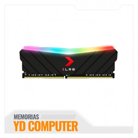 MEMORIA RAM 8GB  PNY XLR8 RGB 3200 MHZ