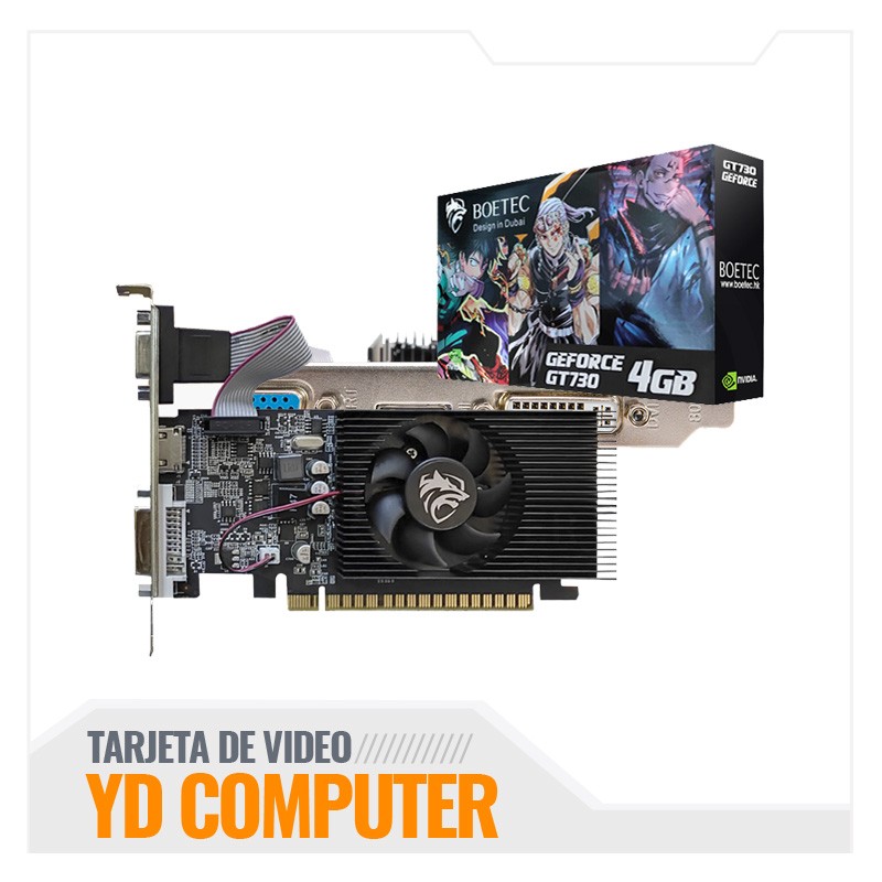 Tarjeta Gráfica Gtx 730 Precio TARJETA DE VIDEO BOETEC GT 730 4GB DDR3