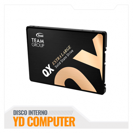 UNIDAD DE ESTADO SOLIDO TEAMGROUP QX, 1TB, QLC 3D, SATA 6.0 GB/S, 2.5", SLC, DC +5V