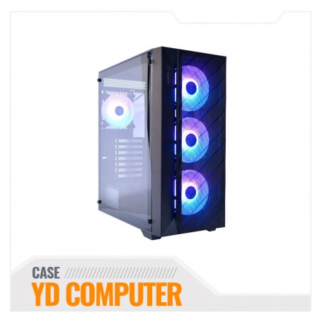 CASE GAMER HALION FOXTROT 02 METAL 4X ARGB SIN FUENTE