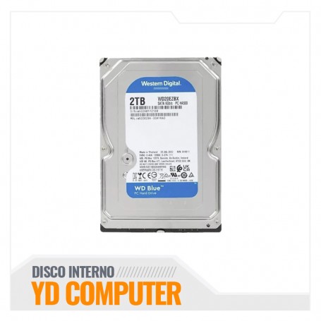 DISCO DURO INTERNO WESTERN DIGITAL 2TB BLUE WD20EZBX 7200 RPM 256MB SATA 3