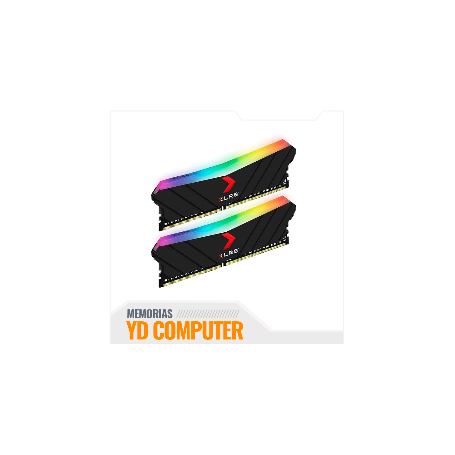 MEMORIA PNY 16GB ( 2 X 8 ) 3200 MHZ XLR8 GAMING RGB