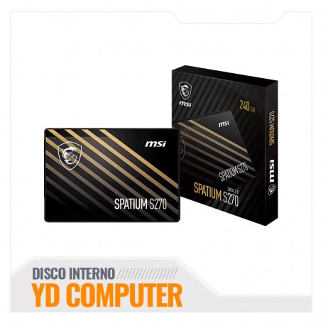 UNIDAD DE ESTADO SOLIDO MSI SPATIUM S270 SATA 2.5" 240GB