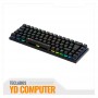 TECLADO MECANICO INALAMBRICO ANTRYX MK825 TRIX BLACK, BLUE SWITCH, WIFI, BT (AMK-825TXKBL-SP)