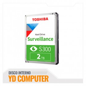 DISCO DURO TOSHIBA SURVEILLANCE S300, 2TB SATA 6.0GB/S, 5400RPM, 128MB CACHE, 3.5" HDWT720UZSVA