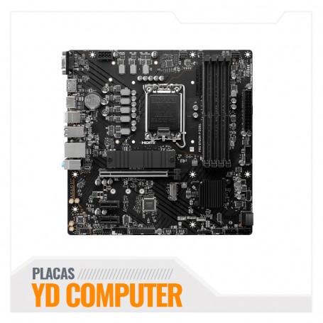MOTHERBOARD MSI PRO B760M-P DDR4, CHIPSET INTEL B760 LGA1700 HDMI DP VGA MATX
