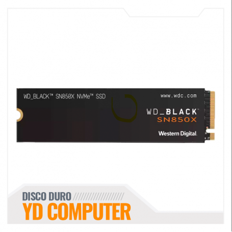 DISCO SOLIDO WESTERN  BLACK 1TB  SN850 M.2 NVM  PCIE