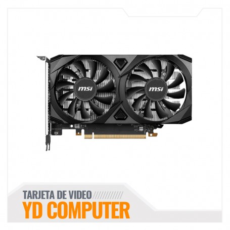 TARJETA DE VIDEO GEFORCE MSI RTX 3050 VENTUS 2X OC 6GB DDR6