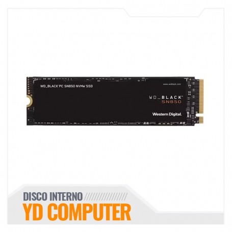 DISCO SOLIDO WESTERN BLACK SN850 500GB NVME PCIE GEN4 M.2