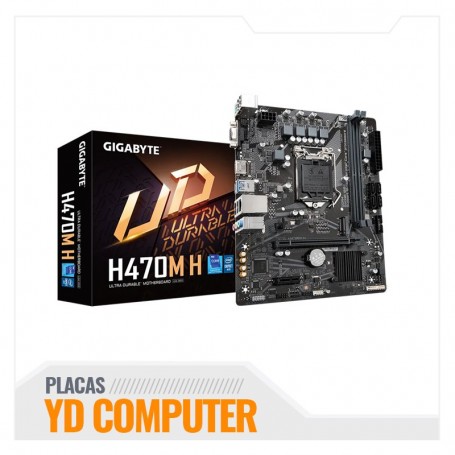 MOTHERBOARD GIGABYTE H470M H 2  DDR4 HDMI 32GB 2933 MHZ