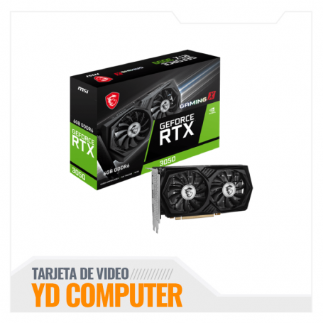 TARJETA DE VIDEO MSI GEFORCE RTX 3050 GAMING X 6GB DDR6 (GEFORCE RTX 3050 GAMING X 6G)
