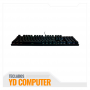 TECLADO GAMER TEROS TE-4152 RGB MECANICO MULTIMEDIA 105 TECLAS USB