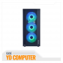 CASE GAMER HALION TORNADO 500W 4X RGB V. TEMPLADO