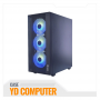 CASE GAMER HALION TORNADO 500W 4X RGB V. TEMPLADO