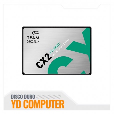 DISCO SOLIDO TEAM GROUP 512GB CX2 SATA 3 6.0