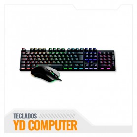 KIT GAMING TECLADO MECANICO ANTRYX GC-3100 X3 BLACK TECLADO SWITCH BLUE (AGC-3100KBL-SP)