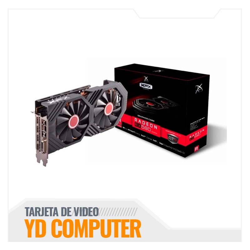 TARJETA DE VIDEO VGA XFX RADEON RX 580 GTS XXX EDICION 8GB DDR5, 256 BIT  RX-580P8DFD6