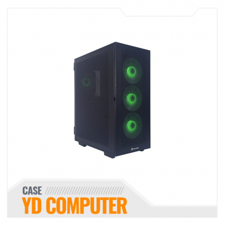 CASE GAMER HALION DRAGON C480M METAL 4XRGB SIN FUENTE