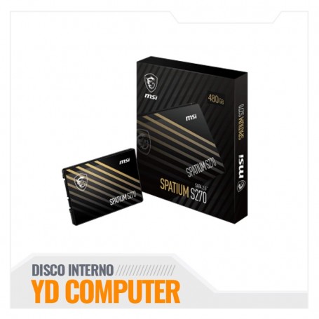 UNIDAD DE ESTADO SOLIDO MSI SPATIUM S270 SATA 2.5" 480GB