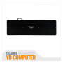 TECLADO LAVABLE TEROS TE-4065N, IPX7, USB, NEGRO