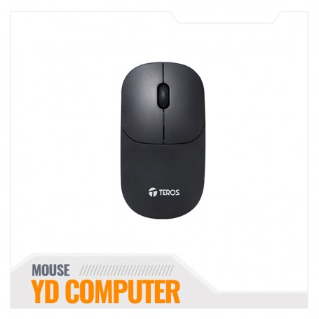 MOUSE OPTICO INALAMBRICO TEROS TE1217S, COLOR NEGRO 1000 DPI