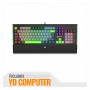 TECLADO MECANICO ANTRYX MK ZIGRA EVO BLACK & GRAY, BLUE SWITCH (AMK-900KBL-SP)